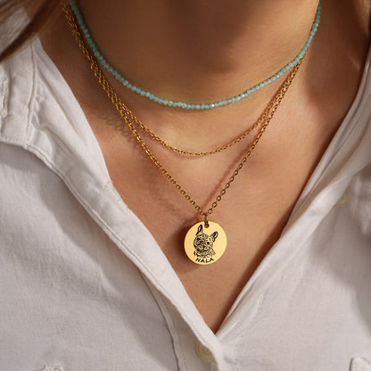Personalized Pet Face Necklace