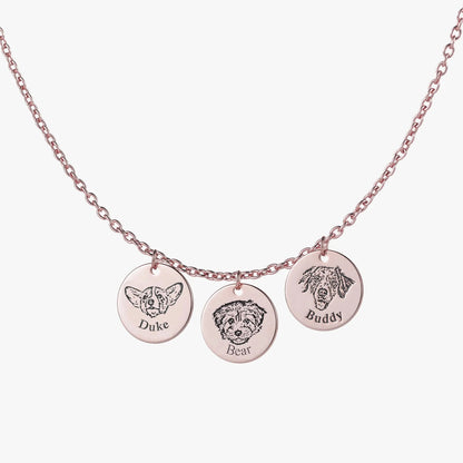 Personalized Pet Face Necklace